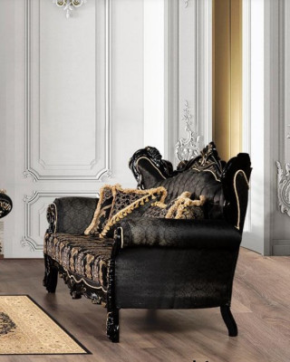 Couch Sitz Dreisitzer Sofa 3 Sitzer Sofas Sessel Stoff Barock Rokoko Möbel 232cm