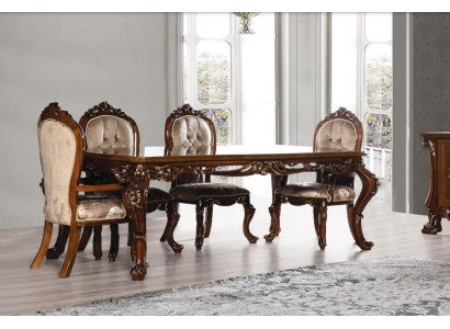 Tisch Esszimmertisch Esstisch Esszimmer Holz Tische Barock Ess Luxus Möbel Neu