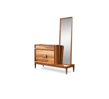 Luxus Holz Set Schlafzimmer Möbel Modernes Bett 2x Nachttische Kommode
