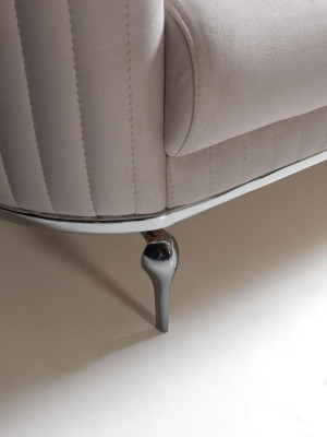 Sofa 3 Sitzer Wohnzimmer Möbel Textil Sofas Couch Modern Dreisitzer