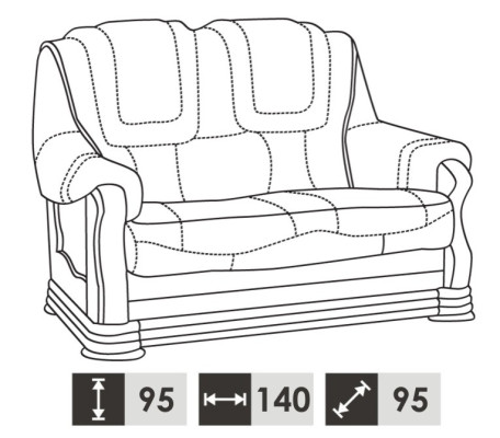 Wohnzimmer Ledercouch Sofagarnitur Set 3+2 Sitzer Sofa Couch Sitz Polster