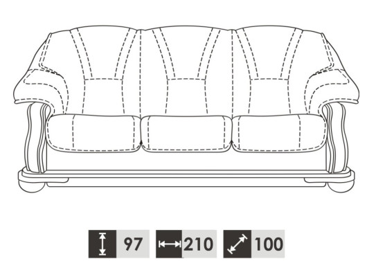 Garnitur 3+2 Sitzer Couch Sitz Polster Garnituren Set 100% Italienisches Leder