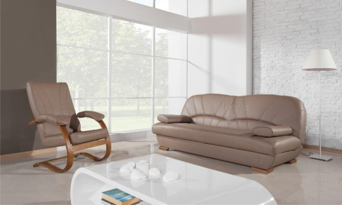 Sofa 3 Sitzer Design Sofas Polster Couchen Leder Moderne Relax Dreisitzer