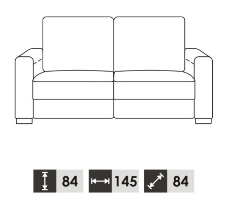 Zweisitzer Couch Klassische Ledersofa Couch Polster Sofa 2 Sitzer Leder
