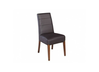 Lehnstuhl Gastro Design Sessel Holz Polster Esszimmer Leder Stuhl Stühle