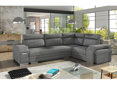Wohnlandschaft Ecksofa Bettkasten Schlafsofa Sofa Polstersofa Eck Sofas Couch