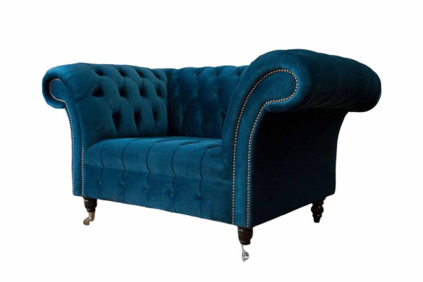 Luxus Sessel Design Relax Club Lounge Einsitzer Polster Stoff Neu