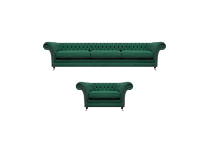 Luxus Textil Stoff Sofa Dreisitze Einrichtung Wohnzimmer Sessel Chesterfield