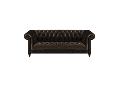 Moderne Braune Chesterfield Couch Designer Stoffsofas Edle Polster Möbel
