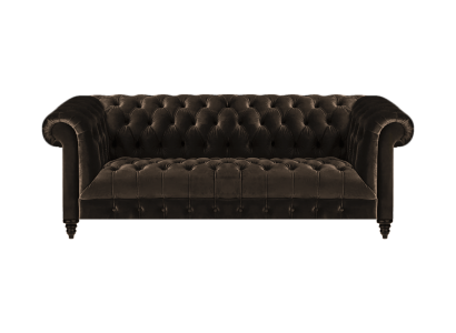 Moderne Braune Chesterfield Couch Designer Stoffsofas Edle Polster Möbel