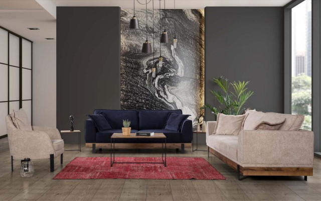 Sofas 3 Sitz Zimmer Couch Dreisitzer Design Polster Möbel