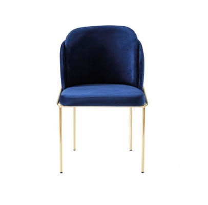 Sitz Stuhl Esszimmerstuhl Stühle 1 Sitzer Sessel Luxus Möbel Design Stoff Lehn