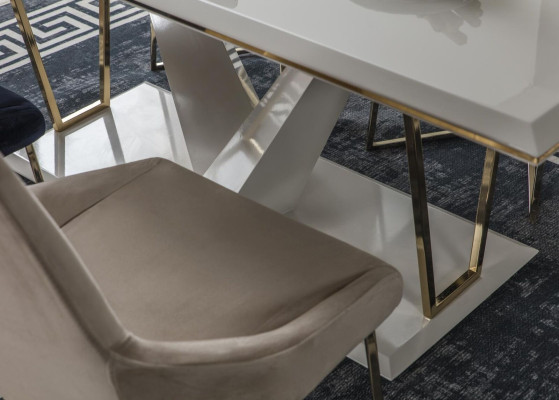 Lehnstuhl Esszimmerstuhl Luxus Beige Lehnstuhl Stuhl Stühle Modern Design Möbel