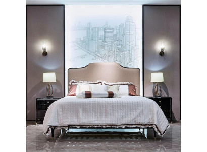 Details zu Chesterfield Barock Rokoko 3tlg. Set Bett Konsole Nachttische
