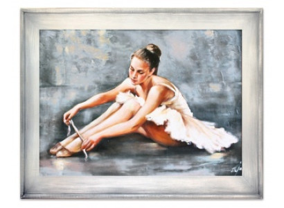 Ballerina Handarbeit Ölbilder Gemälde Leinwand Ölbild Bild Bilder G16926