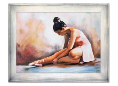 Ballerina Handarbeit Ölbilder Gemälde Leinwand Ölbild Bild Bilder G16978