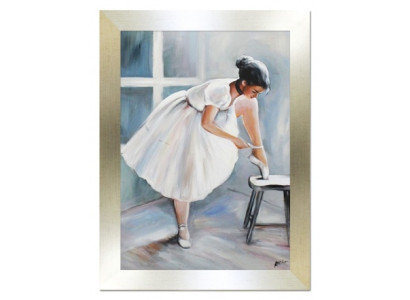 Ballettänzerin Handarbeit Ölbilder Gemälde Leinwand Ölbild Bild G15126
