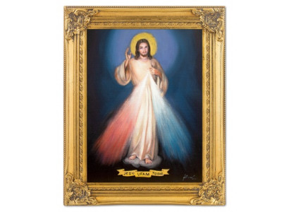 Divina Misericordia Handarbeit Ölbilder Gemälde Leinwand Ölbild G120040