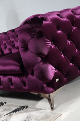 Sessel Couch Polster Designer Textil 1 Sitzer Couchen Polster Chesterfield Sitz