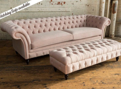Hocker  Bank Sitz Fußhocker Ottoman Pufa Neu Polsterhocker Pufa Neu Sitzhocker