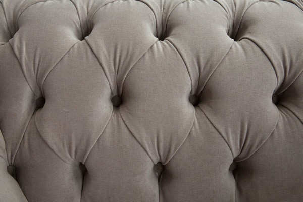 Chesterfield Big Textil Design Wohnzimmer Couch Sofa Polster 1 Sitz Leder #146