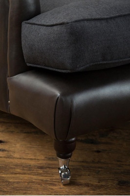 Lounge Club Sofa Sessel Couch Stuhl Fernseh Relax Leder Chesterfield Polster