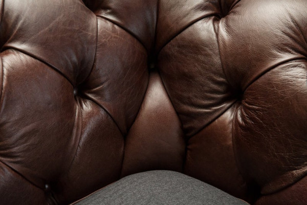 Sessel 1 Sitzer Relax Polster Fernseh Chesterfield Textil Sofa Couchen Leder Neu