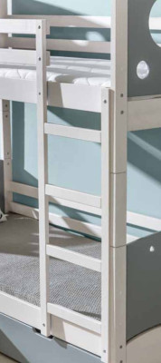 Etagenbett Hochbett Kinderbett 5 Farben Skandinavische Kiefer Holz Kinder Zimmer