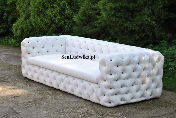 XXL Design Sofa Couch Polster 4 Sitzer Englische Chesterfield Samt Sofas Couchen