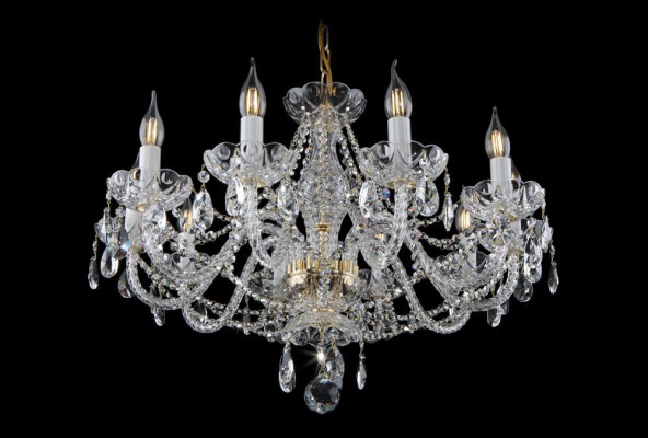 Kronleuchter Bohemia  Decken Beleuchtung Deckenlampe Echte Handarbeit Luster
