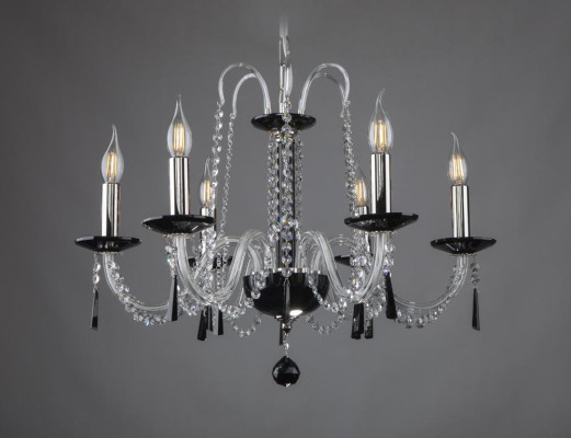 Kronleuchter Antik Stil Leuchte schwarz Leuchte Decken Lampen Luster Lampe Neu