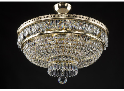 -Kronleuchter Leuchte Deckenleuchte Hängeleuchte Lampe Kristall Luster Bohemia