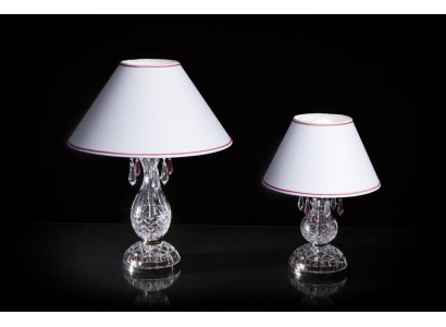 Leuchte Kristall Lampe Tischlampe Weiße Bohemia Steh Nachttisch Neu Schreibtisch