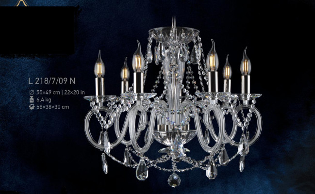 Lampe Luster Hänge Kronleuchter Leuchte Lampen Decken Kristall Leuchten Bohemia