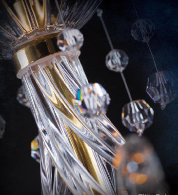 Lampe Luster Hänge Lampen Kronleuchter Leuchte Decken Kristall Leuchten Bohemia