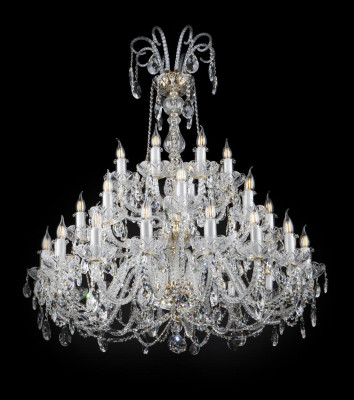Kristall Kronleuchter Lampe Deckenleuchte Luster Hängeleuchte Bohemia Leuchte