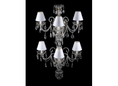 Tischleuchte Antik Stil Kronleuchte Tisch Lampe Kristall Lampen Leuchten Leuchte