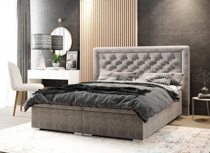 Schlafzimmer Chesterfield Boxspring Bett Doppel Betten Polster Kasten Funktion