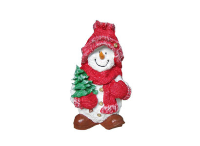Weihnachtsmann Figur Statue Aussenleuchte Dekoration Nikolaus Skulptur 51cm Neu