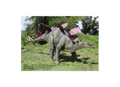 Stegosaurus Dinosaurier Dino 5m Skulptur Dekorative Figur Ausstellung Statuen
