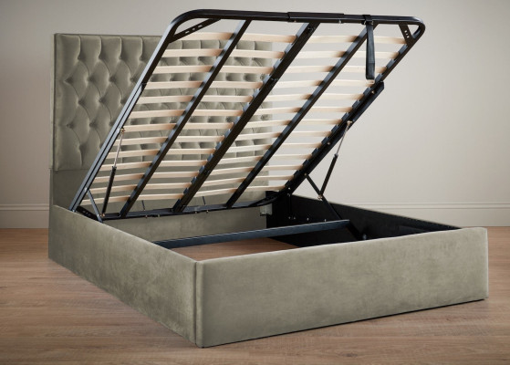 Bett Chesterfield Polsterbett Luxus Doppel Schlafzimmer Designbett Betten Neu