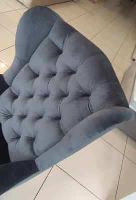Ohrensessel Chesterfield Lehn Stühle Sessel 1 Sitzer Thron Stuhl Sitz Polster
