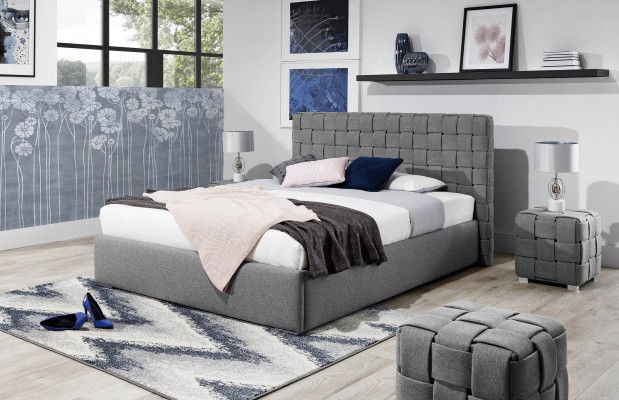 Polster Design Luxus Hotel Betten Textil Modernes Schlafzimmer Bett 140/160/180
