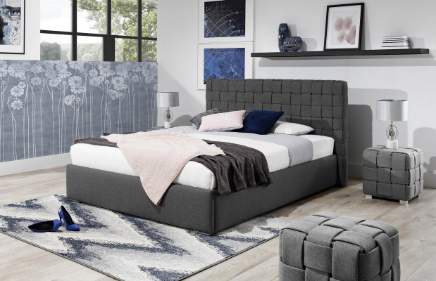 Bett Design Luxus Luxus Betten Textil Modernes Schlafzimmer 140/160/180 Neu130