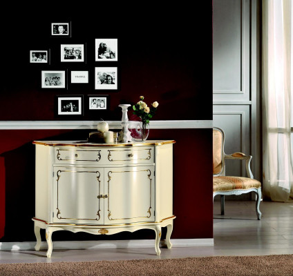 Luxus Italienische Holz Möbel Barock Kommode Wohnzimmer Kleiderschrank Sideboard