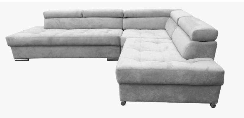Ecksofa Grau Big Textil Stoff Sofas Kreative Möbel Neu Modern Design Couchen