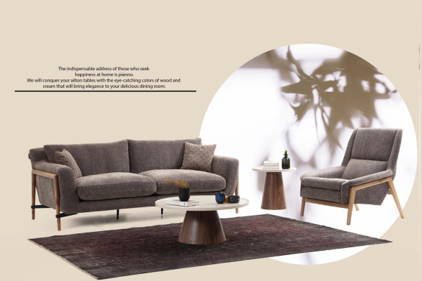 Zweisitzer Sofa 2 Sitzer Stoff Sofas Modern Design Wohnzimmer Grau