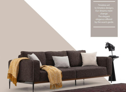 Zweisitzer Sofa 2 Sitzer Stoff Sofas Modern Design Wohnzimmer Grau