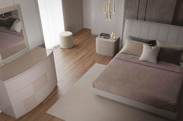 Doppelbett Holz Polster Betten Doppel Bettrahmen Modern Luxus Schlafzimmer Bett
