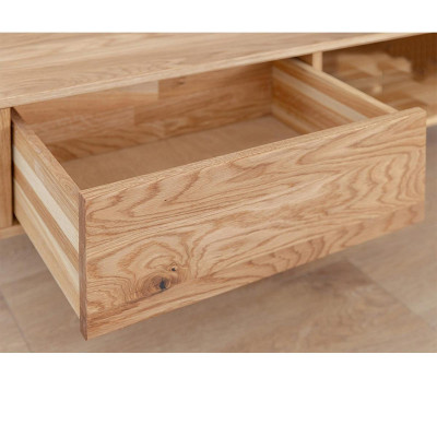 Moderner Heller Wohnzimmer Couchtsch Brauner Holztisch Stilvolle Tische